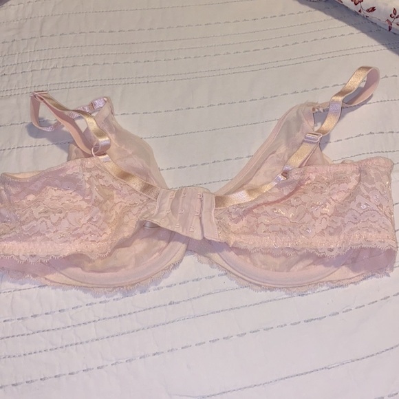 Deesse blush pink bra no padding with underwire - Picture 3 of 7